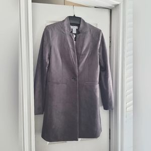 MAGASCHONI jacket/blazer, "steel" color, size 6 (small)